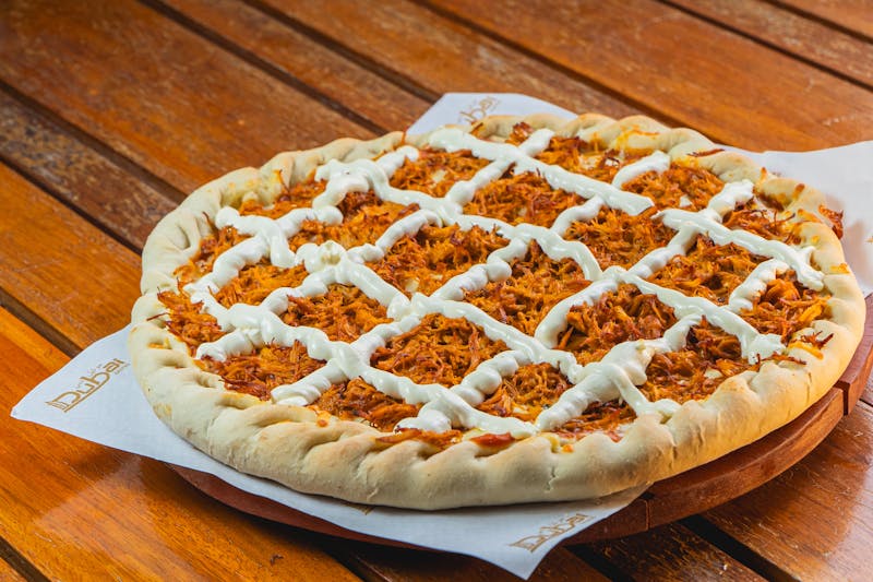 Pizza BBQ Chicken – Hähnchen und BBQ-Sauce bei Call a Pizza